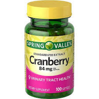Cranberry c/ 100 softgels (Tratamento infecção urinária)