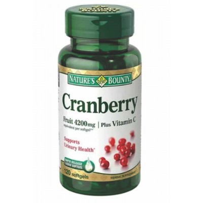 Cranberry 4200 mg c/ 120 softgels - Marca Nature's Bounty