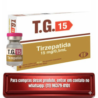 Tirzepatida 15mg c/ 0,5ml - Import. Marca TG - 1 Amp. de 15mg Tirzepatida 15mg c/ 0,5ml - Import. Marca TG - 1 Amp. de 15mg