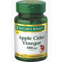 Vinagre de Cidra Apple Cider 480 mg c/ 200 Tablets - Nature's Bounty