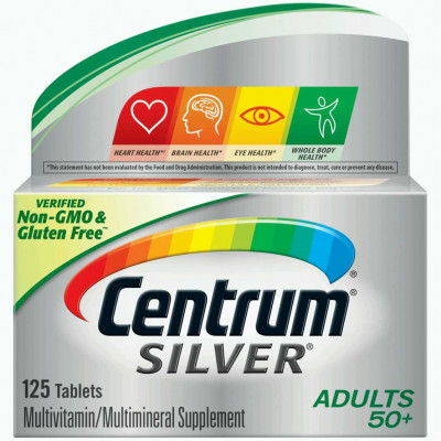 Centrum Silver Adultos 50+ | Multivitamínico | 125 cápsulas