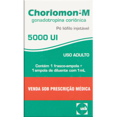 Choriomon 5000ui - HCG inj. - Marca Meizler/UCB