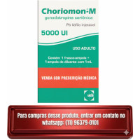 Choriomon 5000ui - HCG inj. - Marca Meizler/UCB Choriomon 5000ui - HCG inj. - Marca Meizler/UCB