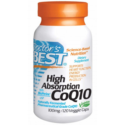 Coenzima Co Q10 de Alta Absorção - 100 mg - 120 cáps - Doctor's Best