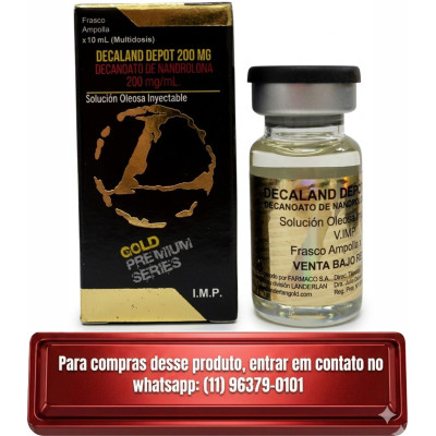 Deca 200mg c/ 10ml - Nandrolona - Landerlan Gold Deca 200mg c/ 10ml - Nandrolona - Landerlan Gold