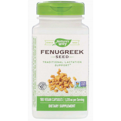 Feno-Grego 610mg (Fenugreek Seed) - Nature's Way - 180 softgels