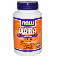 Gaba 500 mg  (100 Cáps) - Now Foods 