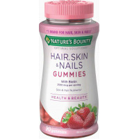 Hair Skin e Nails Gummies c/ Biotin 2500 Mcg Com 90 Gomas