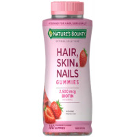 Hair Skin e Nails Gummies c/ Biotin 2500 Mcg Com 180 Gomas