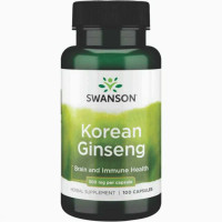 Ginseng Coreano 500mg  (Panax) - Marca Swanson - 100 caps.