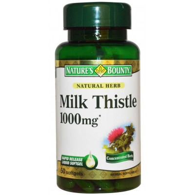 Milk Thistle (Cardo Mariano)- 1000 mg - 50 Softs - Nature's Bounty