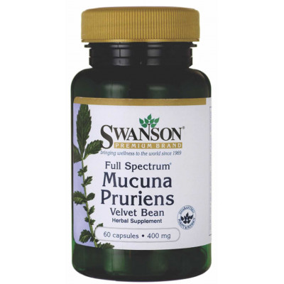 Mucuna Pruriens 400mg - Marca Swanson - 60 caps.