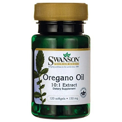 Óleo de Oregano - 150mg - Marca Swanson - 120 softgels