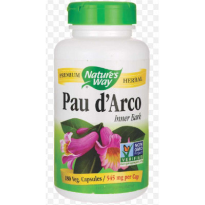 Pau d'Arco (Ipê Roxo) 545mg - Marca Nature's Way - 180 cáps.