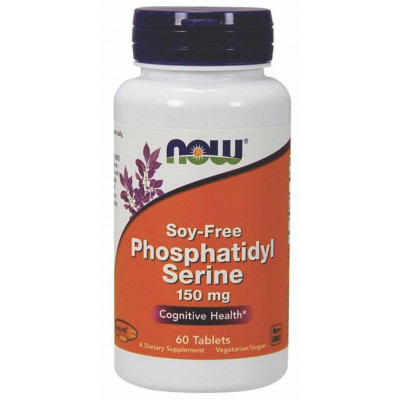 Fosfatidilserina 150mg (Phosphatidyl Serine) - 60 Tabls. - Now 