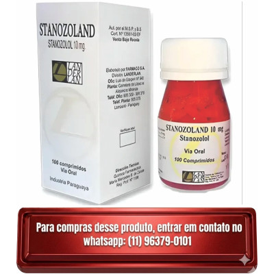 Stanozolol 10mg  c/ 100 cáps.