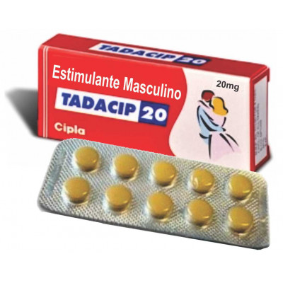 Estimulante Masculino 20mg (Tadacip) - cartela com 10 comprimidos