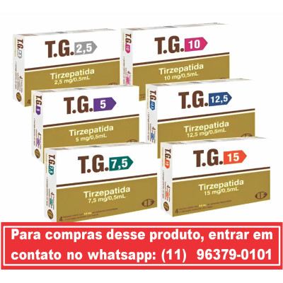 Tirzepatida import. c/ 4 doses de 50ui cada