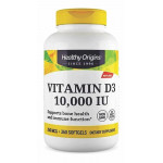 Vitamina D3 10.000 ui 360 Softgels - marca Healthy Origins